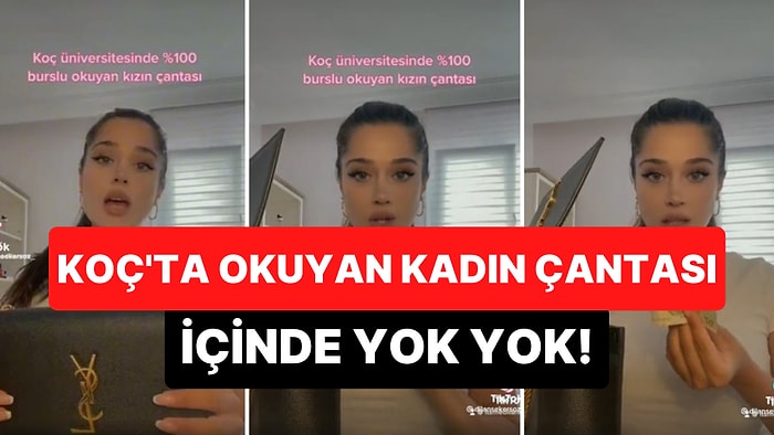 Koç Üniversitesi'nde Okuyan Bir Kadının Çantasında Neler Olur?