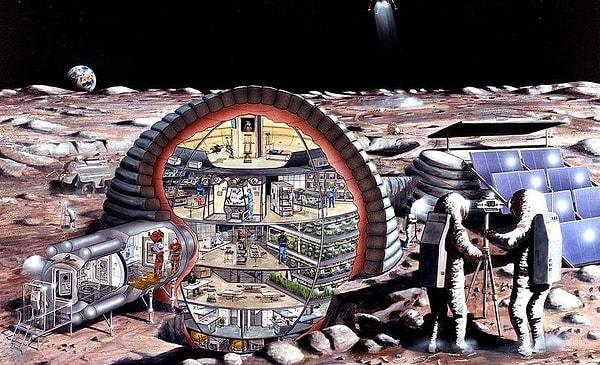 Peki insanlık Ay'da bir maden inşa ederek yaşama başlayacak mı?