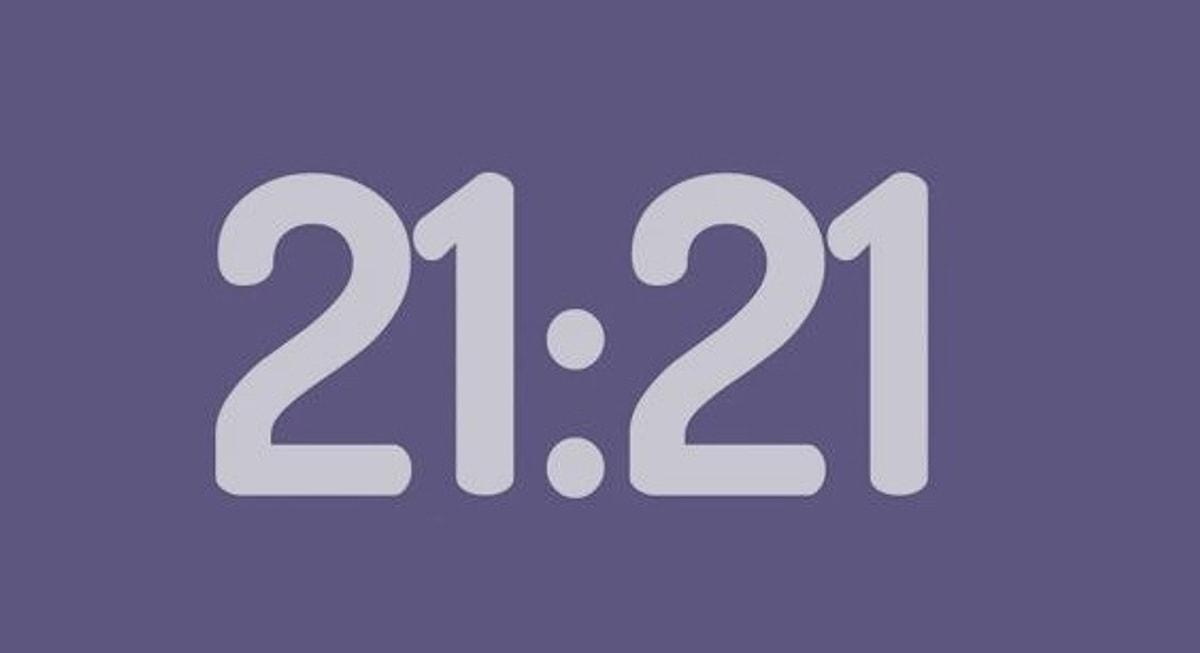 Число на время 21 21