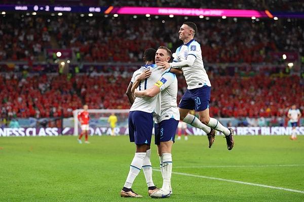 İngiltere'nin 3-0'la geçtiği Galler maçının diğer golünü atan isim ise Phil Foden oldu. İngiltere bu sonuçla son 16 turuna yükselmeyi başardı.