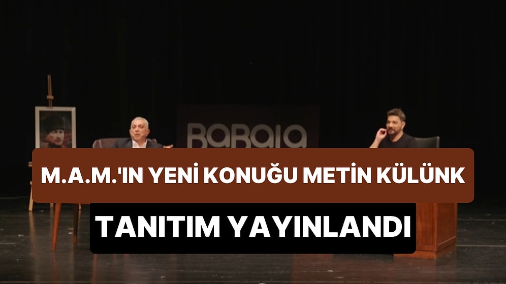 Oğuzhan Uğur, Mevzular Açık Mikrofon'un 7. Bölümünün Fragmanını Yayınladı: Konuk Metin Külünk