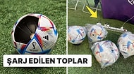 Dünya Kupası'nda Kullanılan Futbol Toplarının Şarj Edilirken Çekilen Görüntüleri Sizi Hayrete Düşürecek