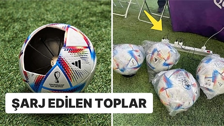 Dünya Kupası'nda Kullanılan Futbol Toplarının Şarj Edilirken Çekilen Görüntüleri Sizi Hayrete Düşürecek