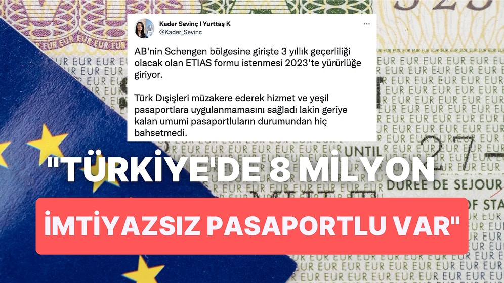 2023'te Yürürlüğe Girecek Schengen'e Girişte 3 Yıl Geçerliliği Olacak ETIAS Formu Şartı Tartışma Yarattı
