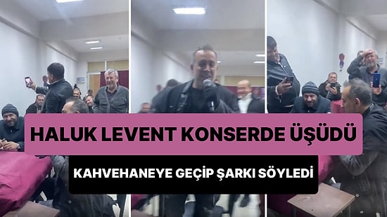 Haluk Levent Konser Sırasında Üşüyünce Yakınlardaki Kahvehaneye Gitti: Hem Şarkı Söyledi Hem Pişti Oynadı