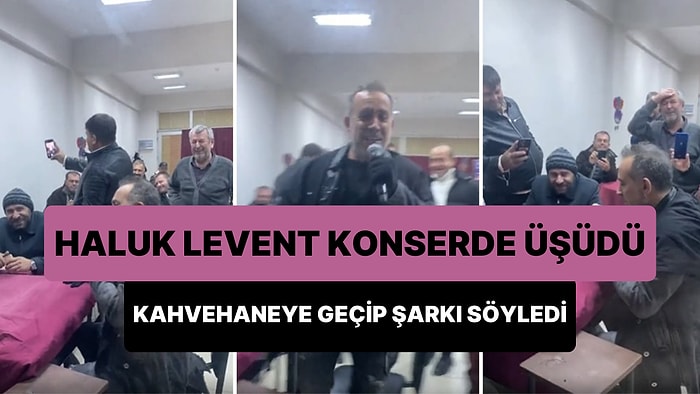 Haluk Levent Konser Sırasında Üşüyünce Yakınlardaki Kahvehaneye Gitti: Hem Şarkı Söyledi Hem Pişti Oynadı