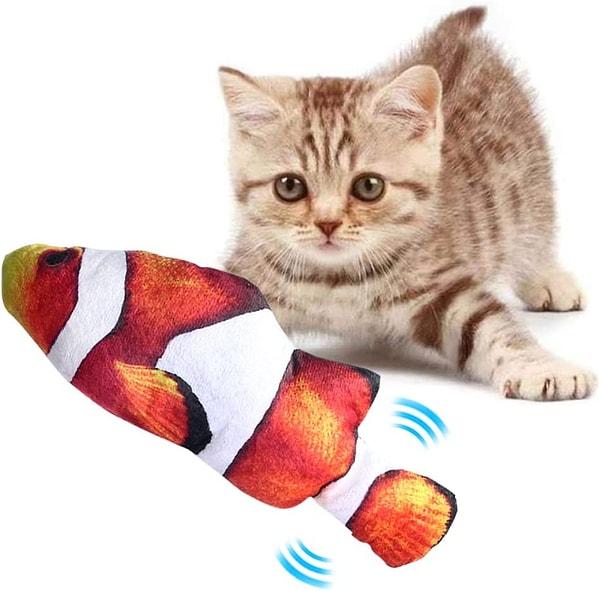 5. Oynayan Balık Kedi Oyuncağı