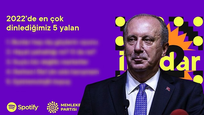 Memleket Partisi'nden 2022 Spotify Özeti: "İktidardan En Çok Dinlediğimiz 5 Yalan"