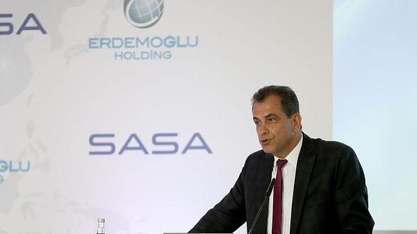 İbrahim Erdemoğlu, SASA Polyester Yönetim Kurulu Başkanı. Soyadını taşıdığı holding de SASA'nın yüzde 57,74 oranında hissesine sahip bulunuyor.