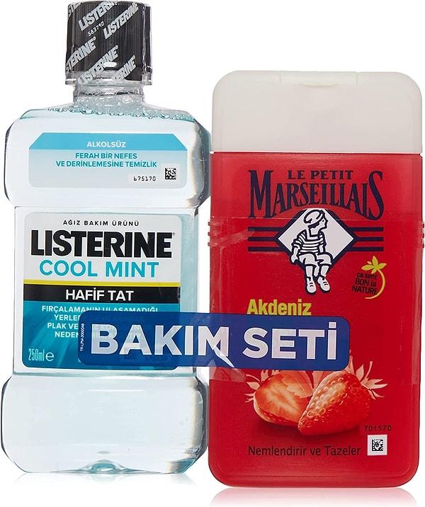 6. Le Petit Marseillais Duş Jeli + Listerine Cool Mint Hafif Tat
