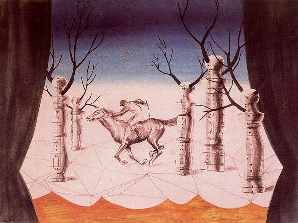 1926 yılında "The Lost Jockey and The Difficult Crossing" eseriyle beraber Magritte, metafizik sanatını tamamen benimsedi.