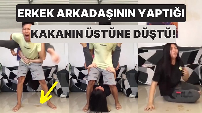 Kız Arkadaşını Sırtına Alan Adam Altına Yaptı: Kadın, Erkek Arkadaşının Yaptığı Kakanın Üstüne Düştü