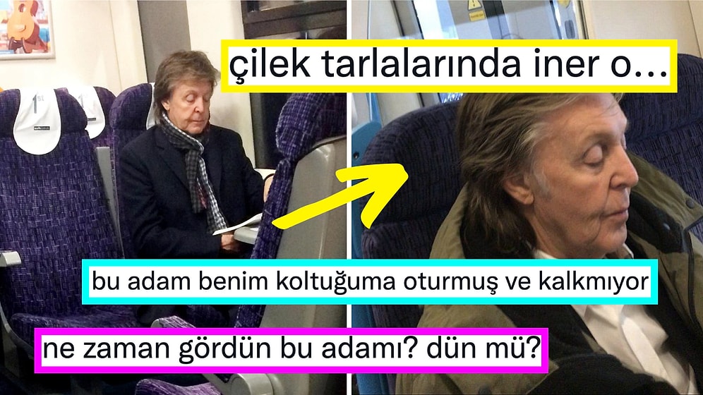 Metroda Kendi Halinde Seyahat Ederken Yakalanan Paul McCartney Goygoyculara The Beatles Nostaljisi Yaşattı!