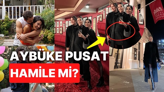 Her Karnı Şişene Hamile Demesek mi? Aybüke Pusat Göbeği Biraz Çıkınca Hamile Sanıldı!
