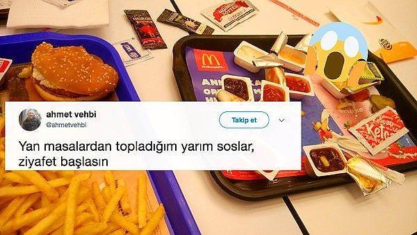 Geçtiğimiz yıllarda Burger King'de yarım kalan sosları kullanarak küçük hesap yapma konusunda çığır açan Ahmet Vehbi'yi duymuşsunuzdur.