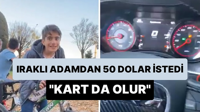 Lüks Araca Binen Iraklı Adamı Gören Çocuklar: 'Abi 50 Dolar Verir misin? Kredi Kartı da Olur'