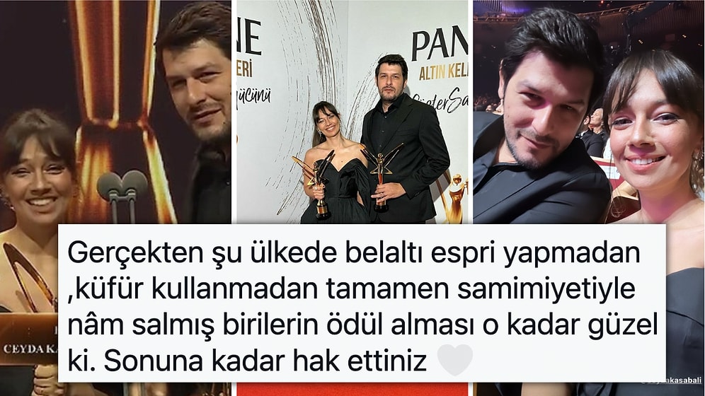 "Noluya Ya" ile En İyi Influencer Ödülü'nü Alan Ceyda Kasabalı ve Fırat Albayram Sosyal Medyanın Gündeminde!