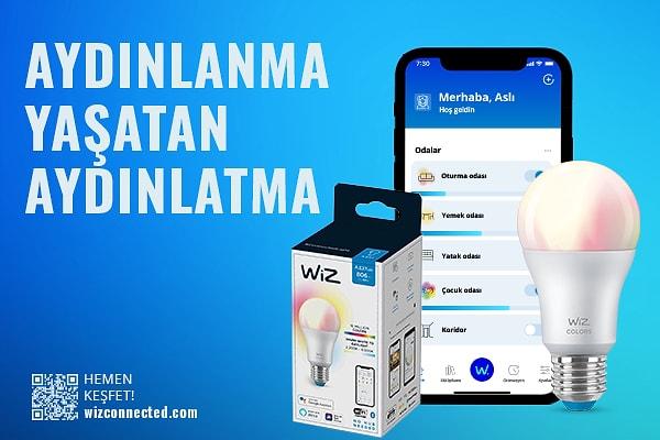 WiZ Wi-Fi Renkli Ambiyans Ampul