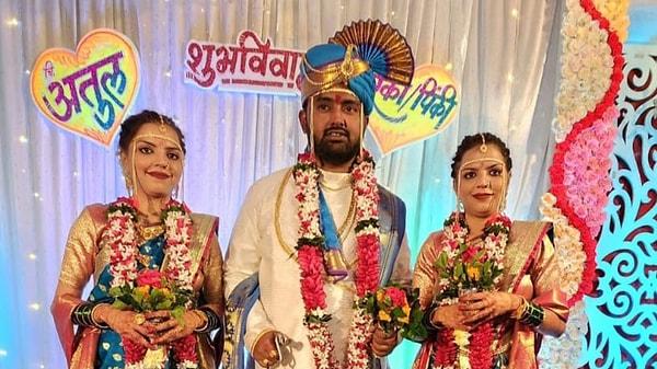 Hindistan'da yaşayan Pinky ve Rinky aşık oldukları Atul Awtade ile evlendiler. Düğünlerinin görüntüleri sosyal medyada viral olunca haklarında soruşturma başlatıldı.