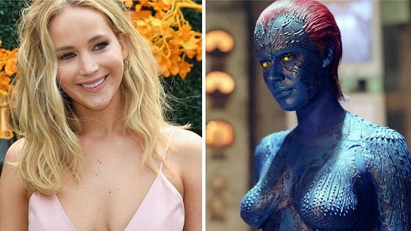 6. Jennifer Lawrence 'X-Men' için kendisine yapılan makyajın 7 saat kadar sürmesinden şikayetçiydi!
