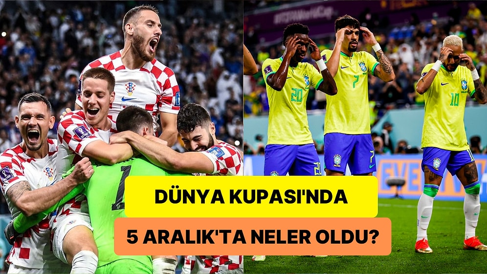 Japon Mucizesi Sona Erdi, Brezilya Gövde Gösterisi Yaptı! Dünya Kupası'nda 5 Aralık Günü Neler Yaşandı?