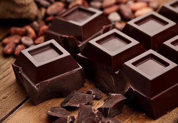 "Yüzde %95'i kakao olan bitter çikolata"