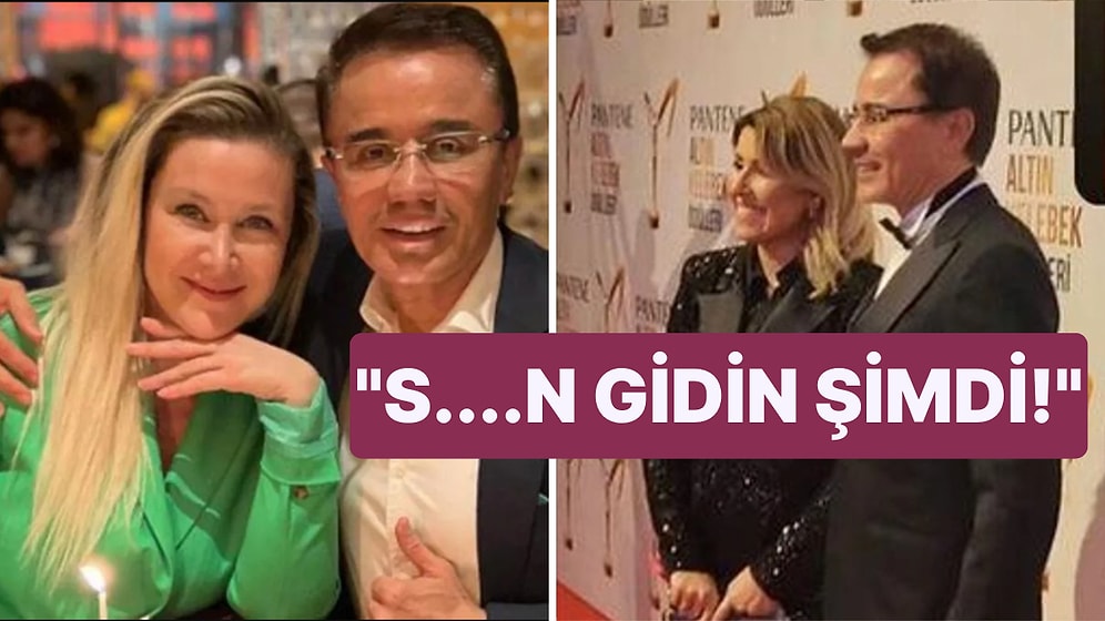 Kaos Var! Ender Saraç'ın Eşi Benan Saraç Altın Kelebek'e Başka Kadınla Katılan Eşine Demediğini Bırakmadı