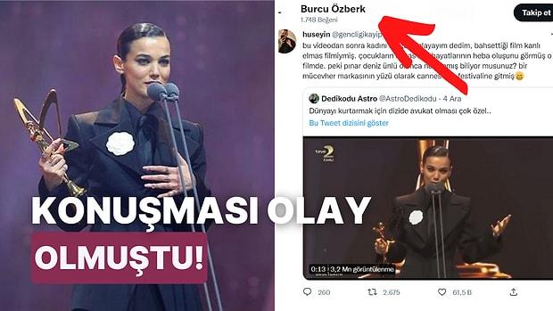 Ödül Konuşmasıyla Sosyal Medyada Dalga Konusu Olan Pınar Deniz'le İlgili Paylaşımları Bazı Ünlüler de Beğendi!