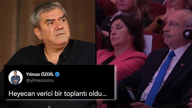 Yılmaz Özdil'in CHP Toplantısında Selvi Kılıçdaroğlu'yla İlgili Attığı Tweet Her Kesimden Büyük Tepki Topladı