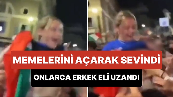 Memelerini Açarak Sevinen Kadına Işık Hızında Onlarca Erkek Eli Uzandı