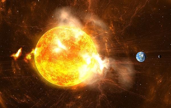 Peki tüm Güneş patlamaları Dünya'ya ulaşır mı?