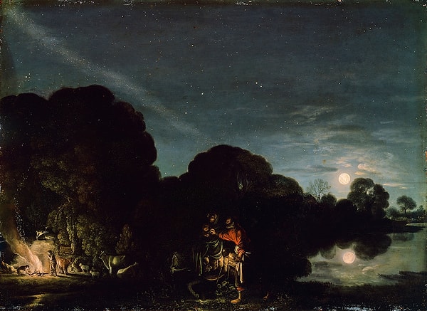 8. "Mısır'a Yolculuk" Adam Elsheimer (1609)