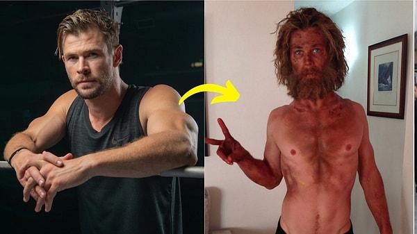 11. Chris Hemsworth, Denizin Ortasında filmi için 15 kilo verdi!
