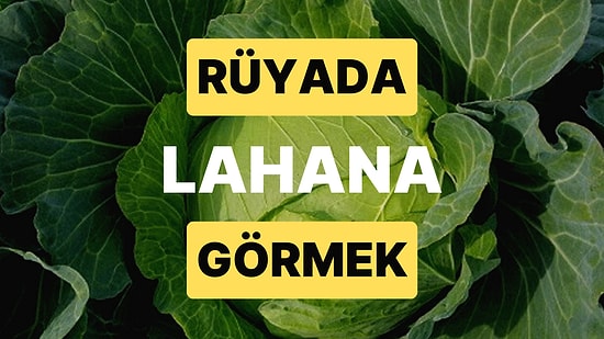 Rüyada Lahana Görmek: Etrafınızda Kötü Niyetli Kimseler mi Var?