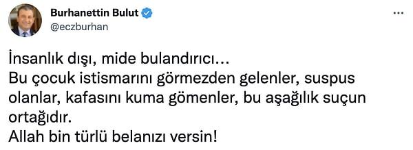 15. CHP Adana Milletvekili Burhanettin Bulut: