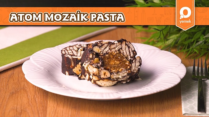 Pratik Ve Lezzetli Atom Mozaik Pasta Nasıl Yapılır?