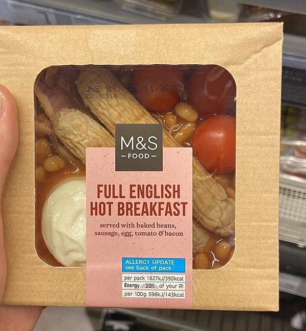 15. İngiliz kahvaltısını böyle paketlemişler...