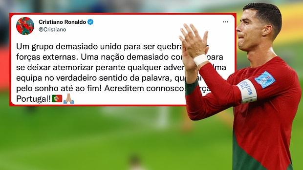 Antrenmana Çıkmadığı İddia Edilen Cristiano Ronaldo'dan "Dış Güçler" Paylaşımı
