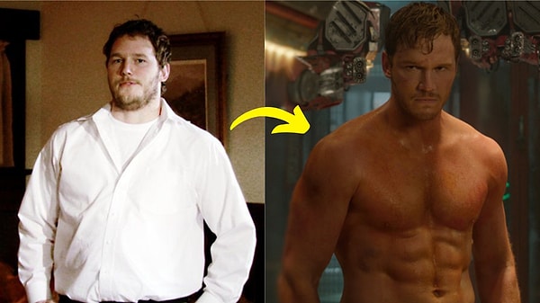 10. 'Guardians of the Galaxy' filmi seçmelerine katıldığında 136 kilo olan Chris Pratt, filmdeki fit haline kavuşmak için çok çaba sarf etmiş...