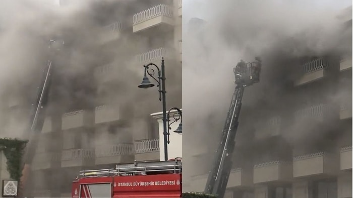 Çırağan Sarayı'nın Otel Bölümünde Çıkan Yangın Söndürüldü