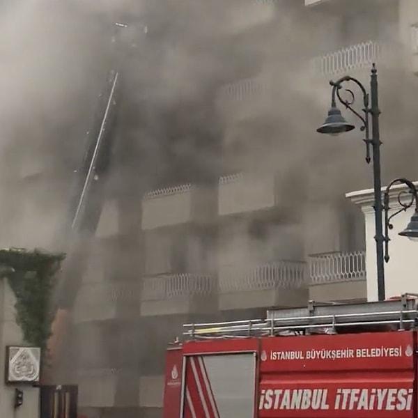 Yangın çıkan katta tadilat olduğu belirtildi.
