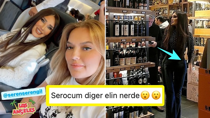 Biricik Kankası Demet Akalın'la Los Angeles'a Giden Seren Serengil Yaptığı Photoshop Hatasıyla Dillere Düştü