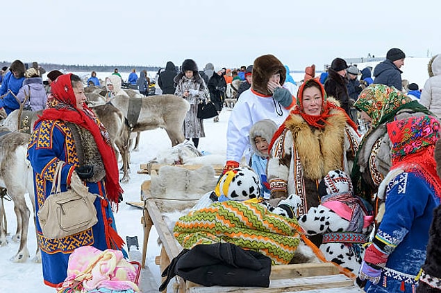 La tradition nomade des Nenets est menacée d'extinction.