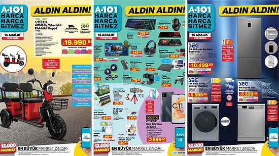 15 Aralık 2022 A101 Aldın Aldın Kataloğu