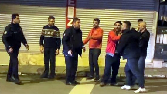 Polisten Tehdide Biber Gazlı Müdahale