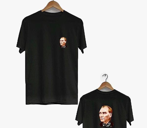 11. Mustafa Kemal Atatürk baskılı tişört.