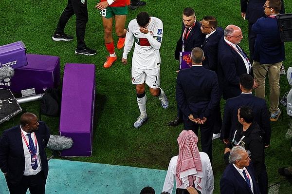 Portekiz-Fas karşılaşması turnuvanın en hüzünlü anlarına sahne oldu.