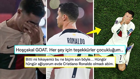 Son Kez Dünya Kupası Karşılaşmasına Çıkan Ronaldo'nun Gözyaşları İçimizi Parçaladı