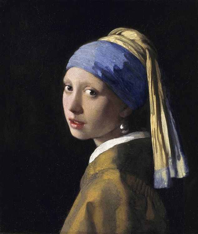 1. Johannes Vermeer - La jeune fille à la perle