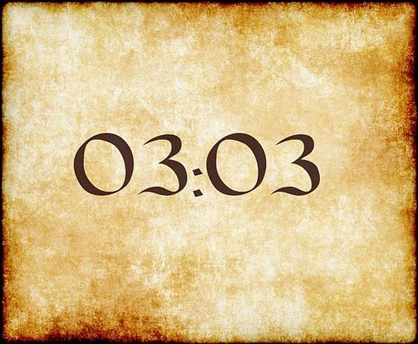 03.03 saati numerolojide başka ne ifade eder?